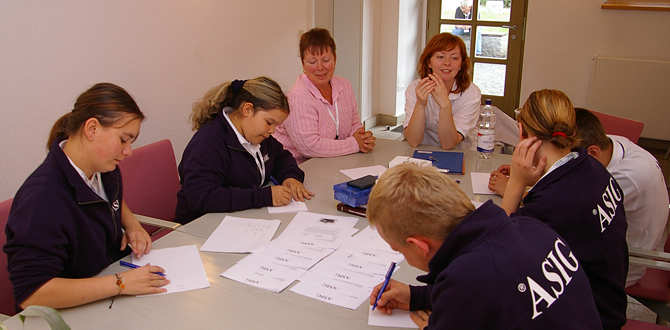 Schüler der ASIG Berufsfachschule