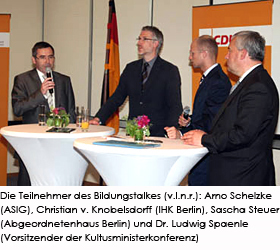 ASIG zu Gast im Berliner Abgeordnetenhaus 