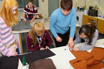 Schülerfirmenarbeit Nähstudio