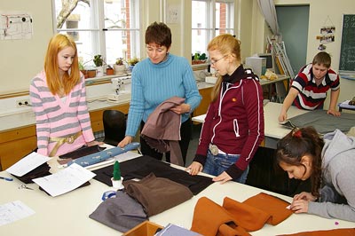 Schülerfirmenarbeit Nähstudio