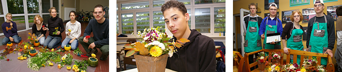 Schülerfirmenarbeit Flora