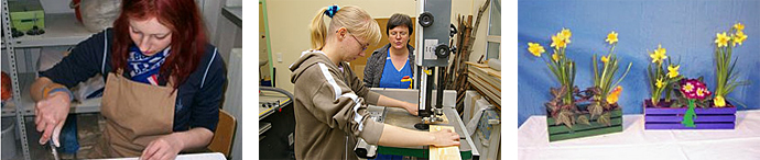 Schülerfirmenarbeit Haus und Garten